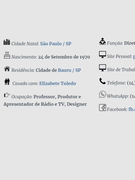 Modelo de Apresentação Pessoal para&nbsp;Widgets