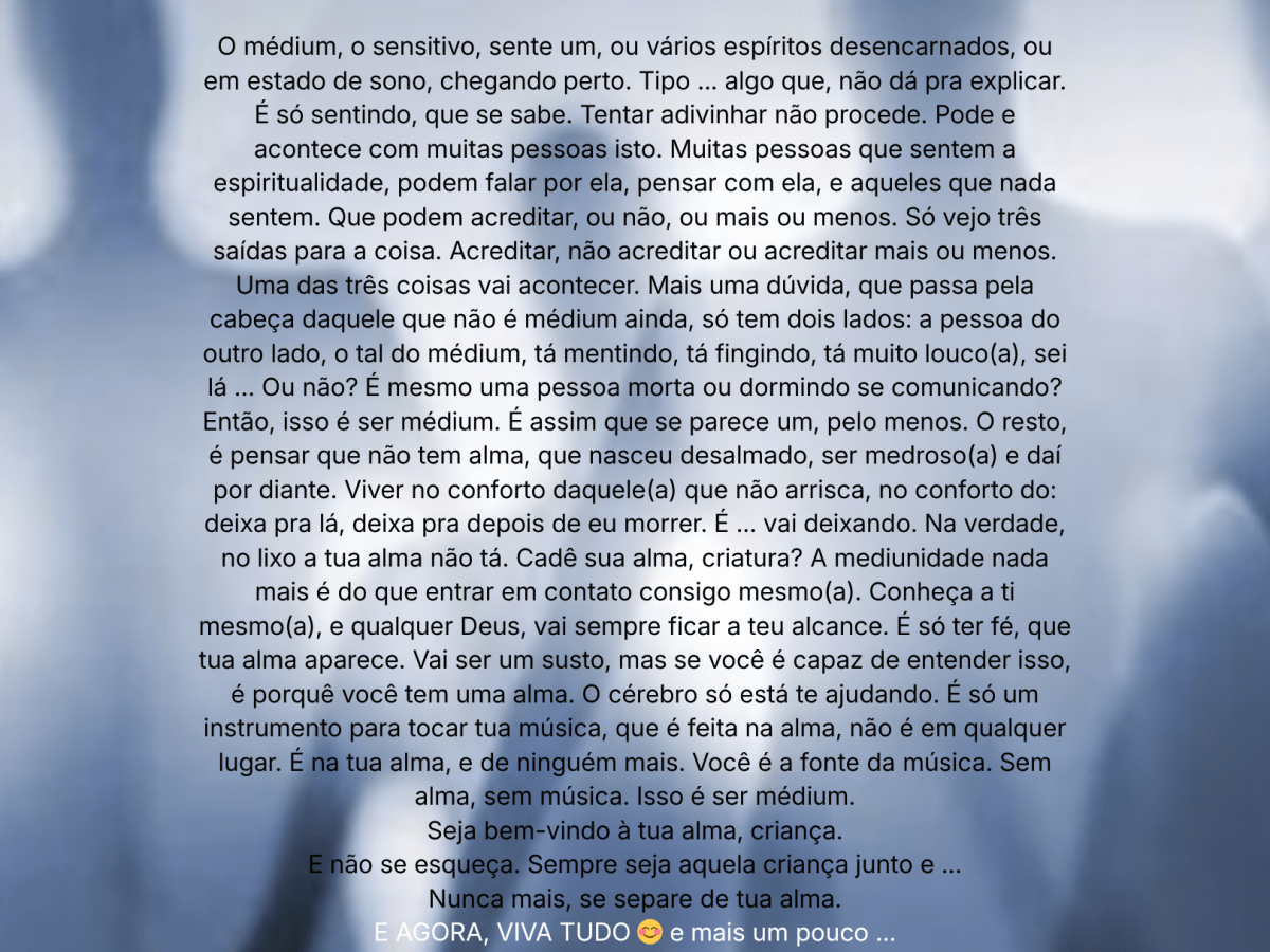 O médium e sua&nbsp;fé