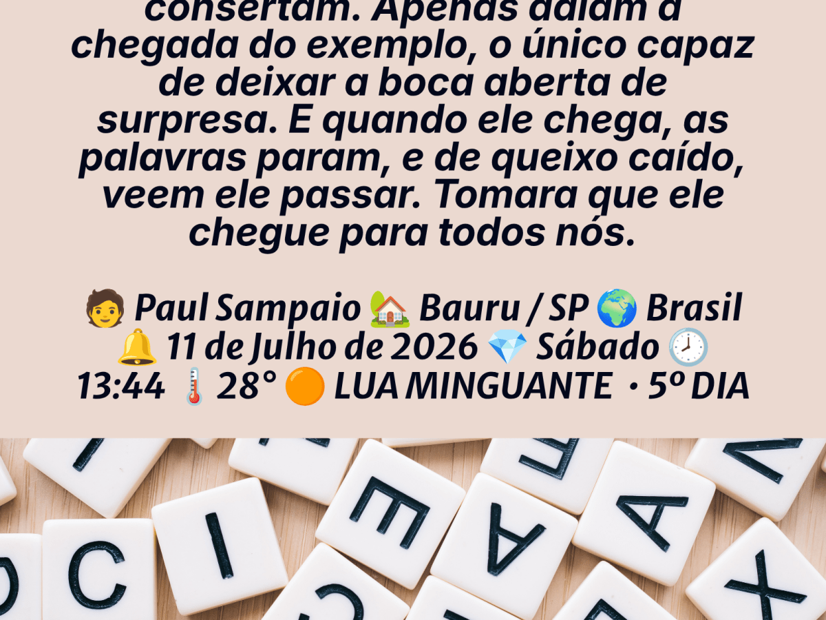 Palavras e Exemplos